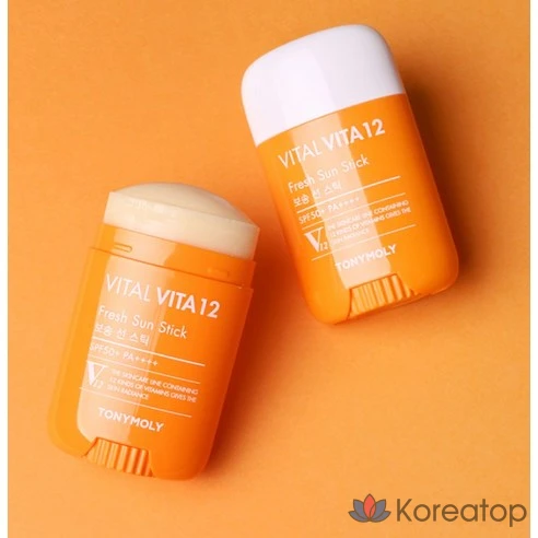 Солнцезащитный стик Tony Moly Vital Vita 12 Fresh Sun Stick SPF50+ PA++++, 22 г