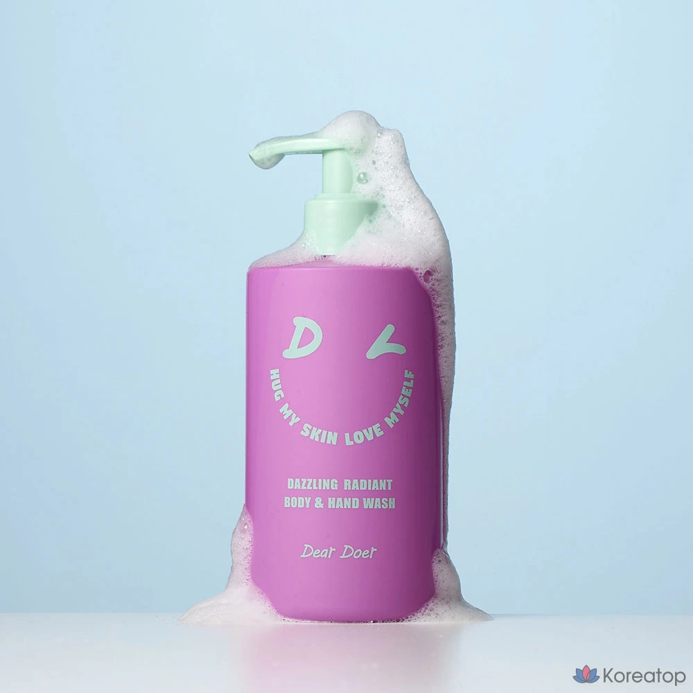 Увлажняющий гель для душа Dear Doer Dazzling Fragrant Vegan Hypoallergenic с ароматом свежих цветов и молодой оливы, 1 шт., 300 мл.