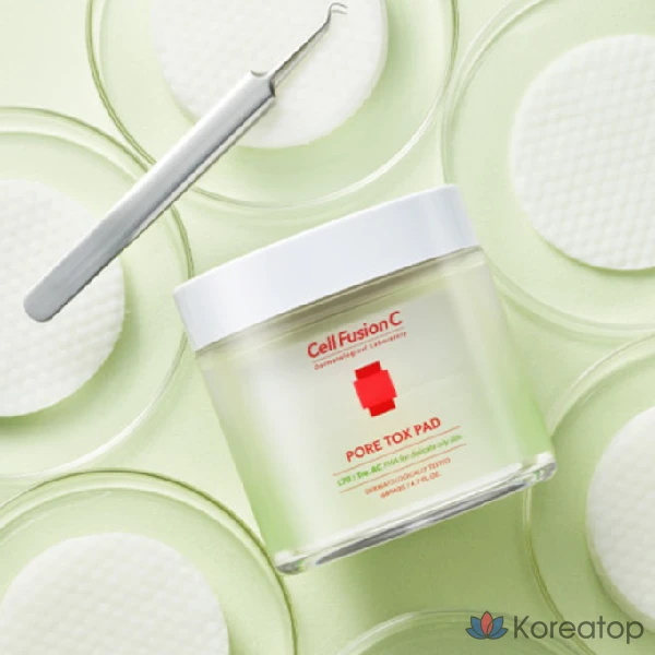 Токсичные салфетки Cellfusion C Triac Pore Tox, 60 листов, 1 упаковка.