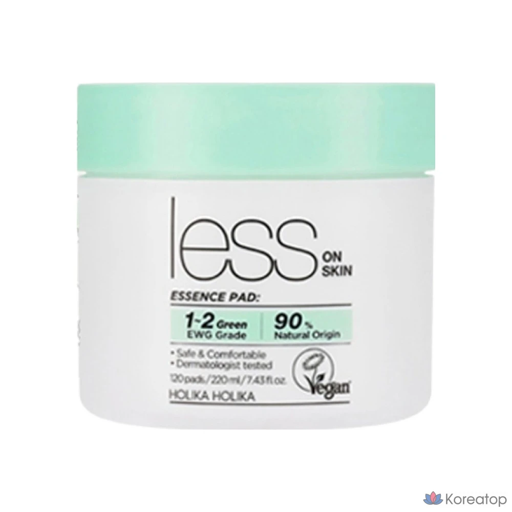 Тонер-пэды Holika Holika Less On Skin Essence Pad, 160 г, 80 шт.