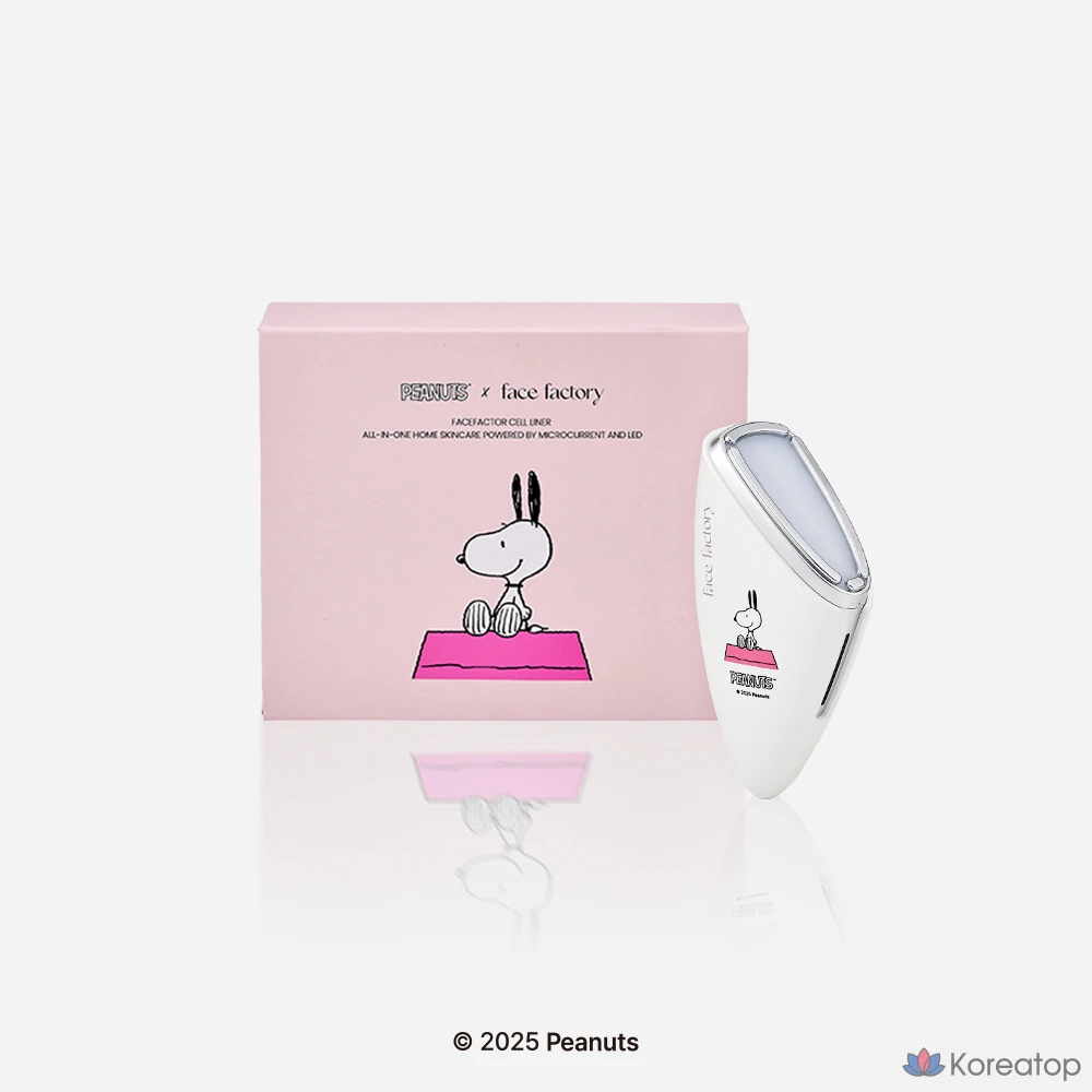 Массажер для лица Face Factory X Snoopy Cell Liner, White, FF-11_S