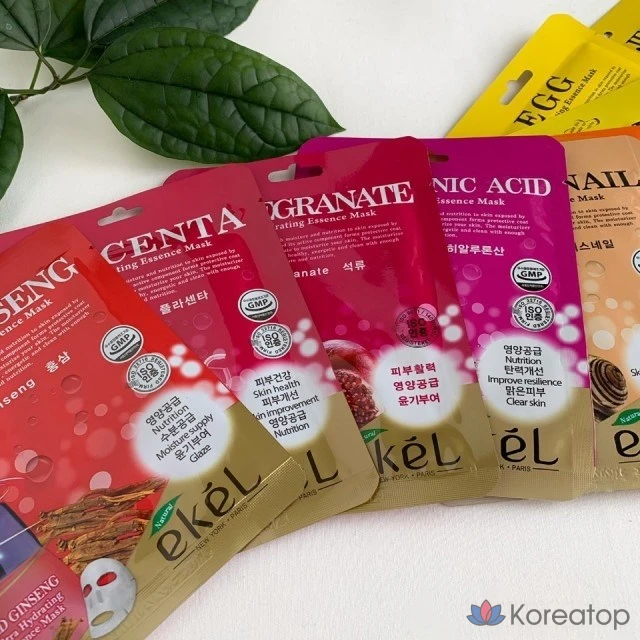 Тканевая маска для лица Ekel Ultra Hydrating Essence Mask Red Ginseng, 1 шт.