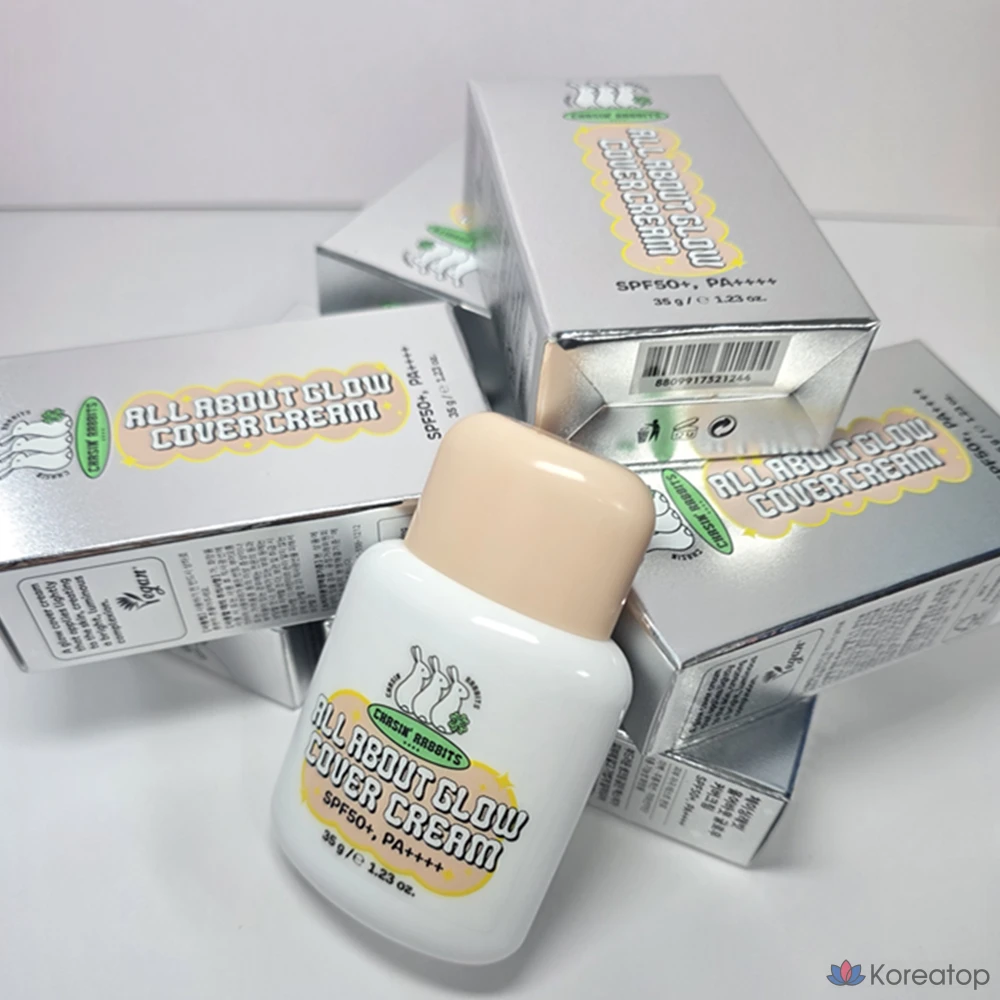 Крем-маска Chasin rabbits All About Glow Cover Cream SPF50+ PA++++, 1 шт., 35 г