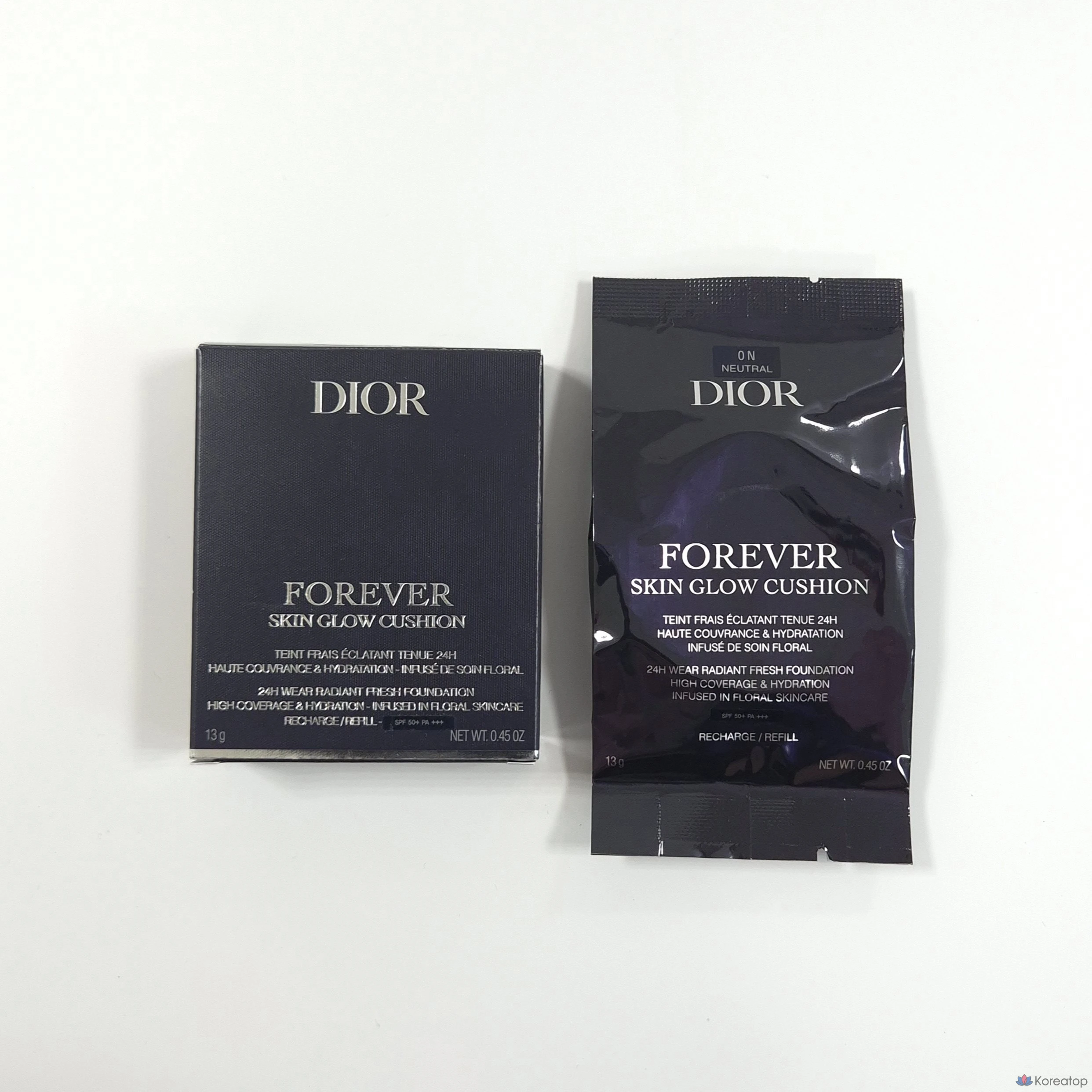 Кушон Dior New Forever Skin Glow Cushion Refill, оттенок 0N, 1 шт.