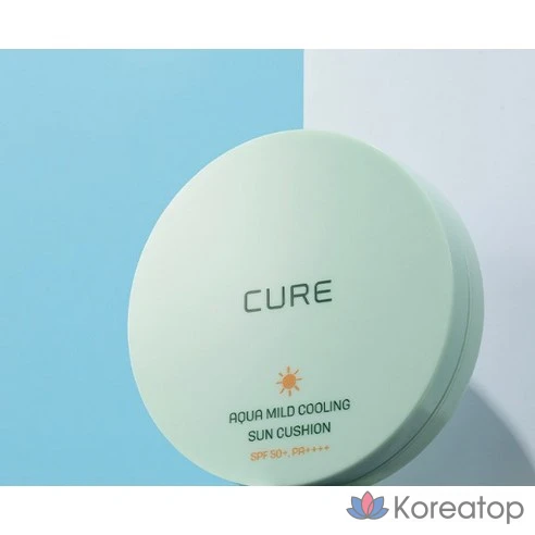 Солнцезащитный кушон KIM JEONG MOON Aloe Cure Water Splash Cooling Sun Cushion SPF50+ PA++++, 25 г, фото 2