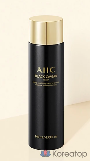 Тоник для лица AHC Black Caviar, 1 шт., 140 мл