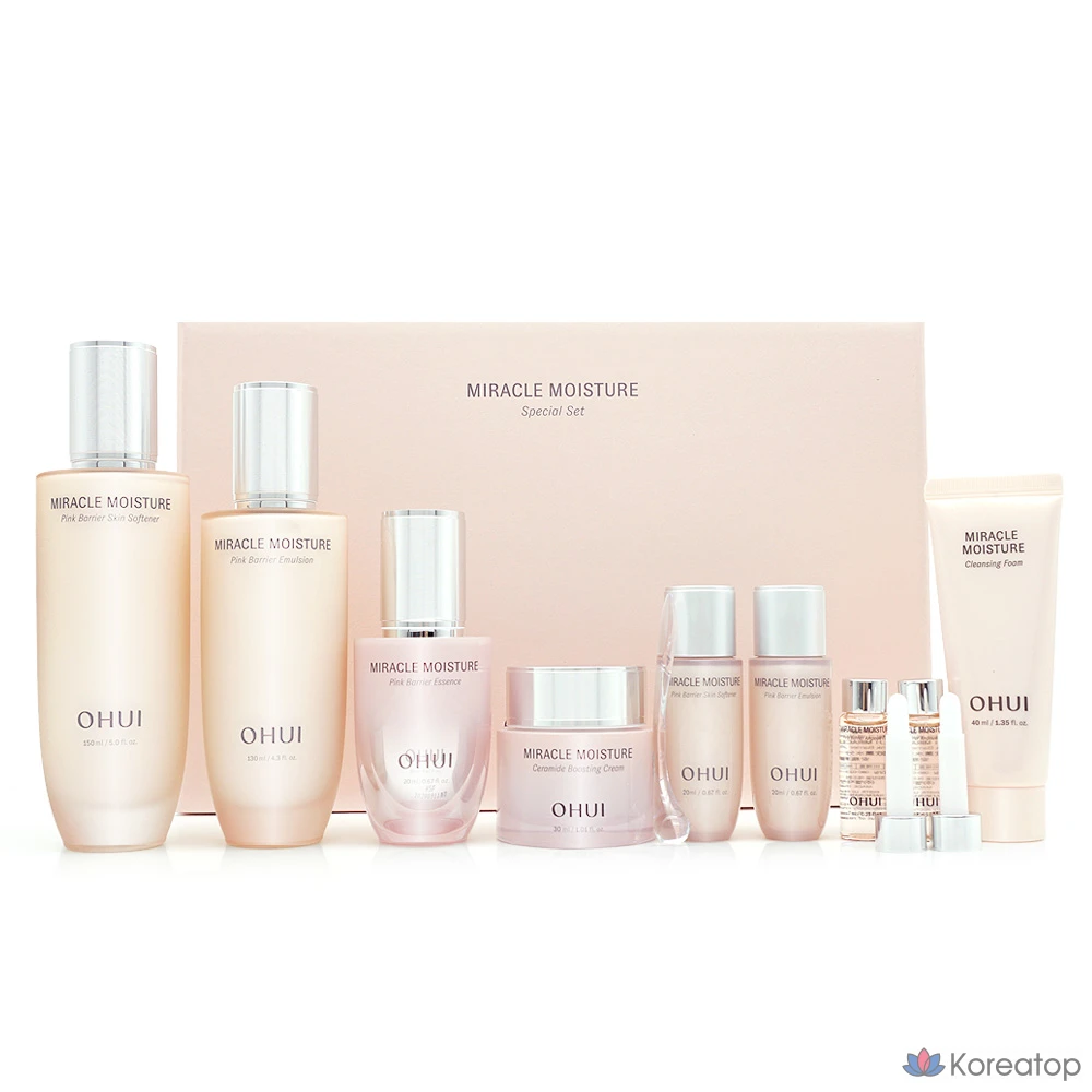 Набор Ohui Miracle Moisture из 4 предметов, 1 комплект.