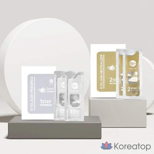 Набор для завивки ресниц Lash:Up Quick Premium, ШАГ 1, 10 шт., футляр, кисточка для туши, 1 шт., 8 г.