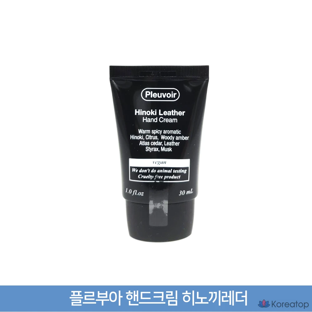 Крем для рук Pleuvoir Hinoki Leather, 30 мл, 1 шт.