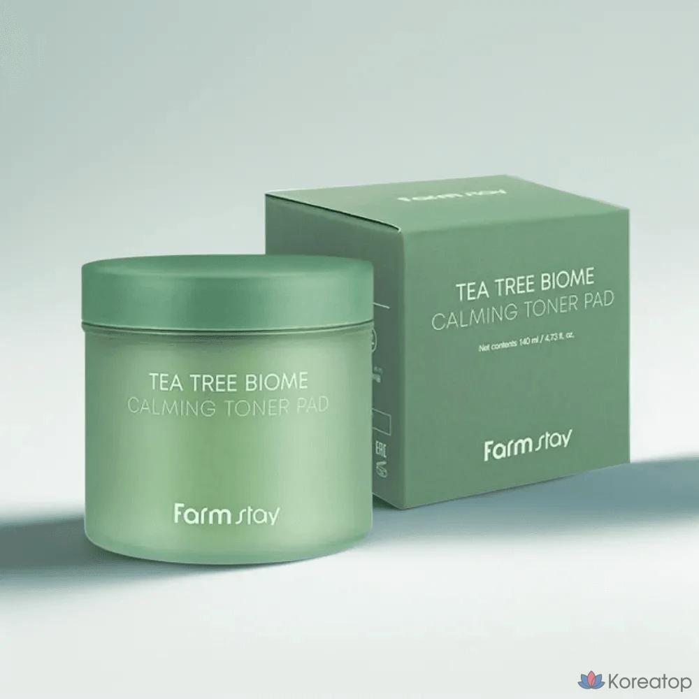 Тонизирующие подушечки Farmstay Tea Tree Biome Hydration Calming Toner Pad, 1 упаковка