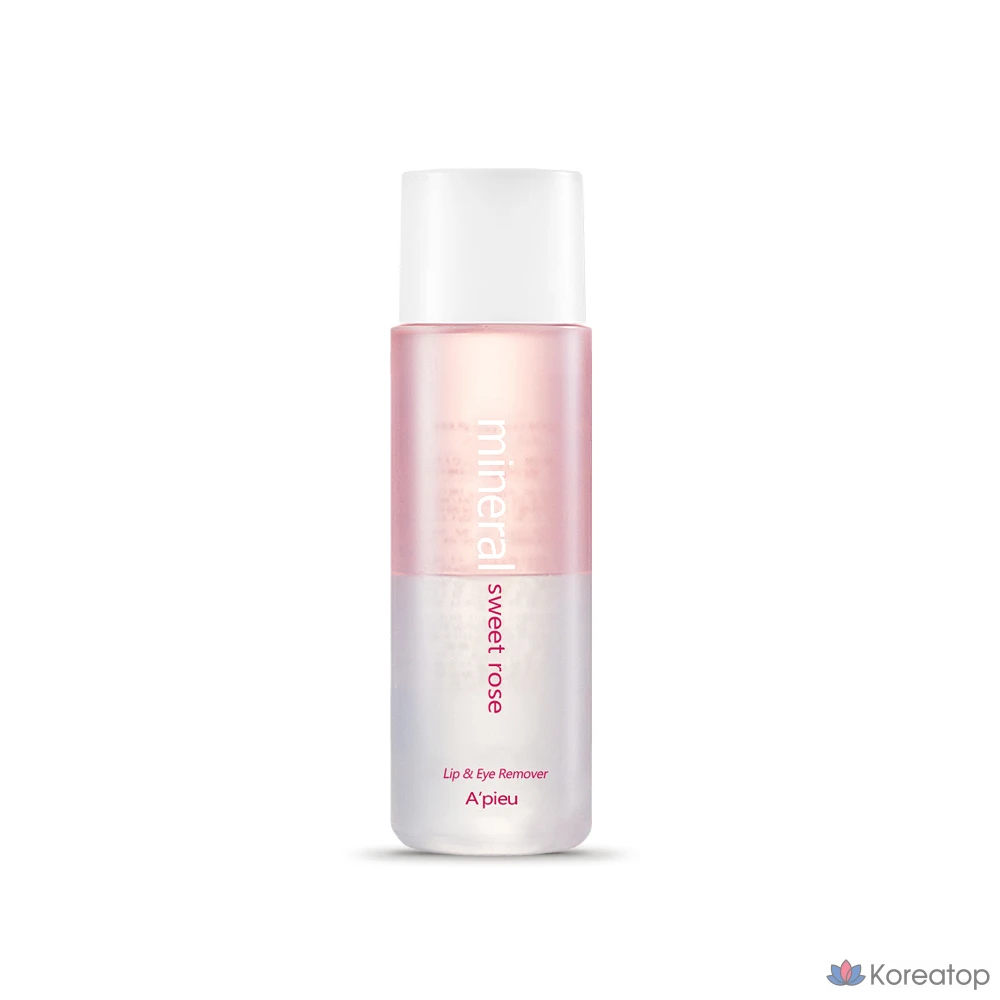 Двухфазное средство для снятия макияжа A'Pieu Mineral Lip &amp; Eye Remover Sweet Rose, 100 мл, 1 шт.