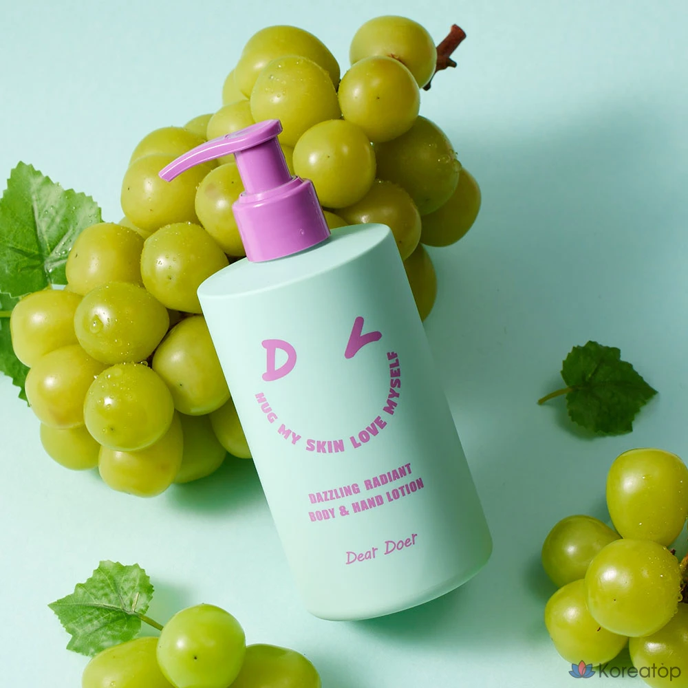 Увлажняющий крем для тела Dear Doer Dazzling Fragrant Vegan Body Lotion, нелипкий, со свежим ароматом, 1 шт., 300 мл