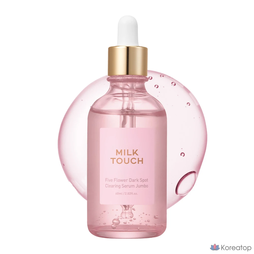 Сыворотка для осветления пигментных пятен Milk Touch Five Flower, 1 шт., 60 мл