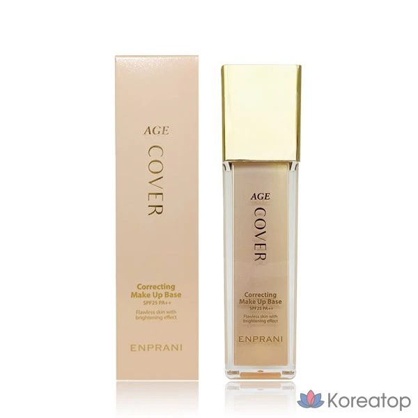 Корректирующая основа под макияж Enprani Age Cover SPF25 PA++ 45 г, 1 шт., фото 2