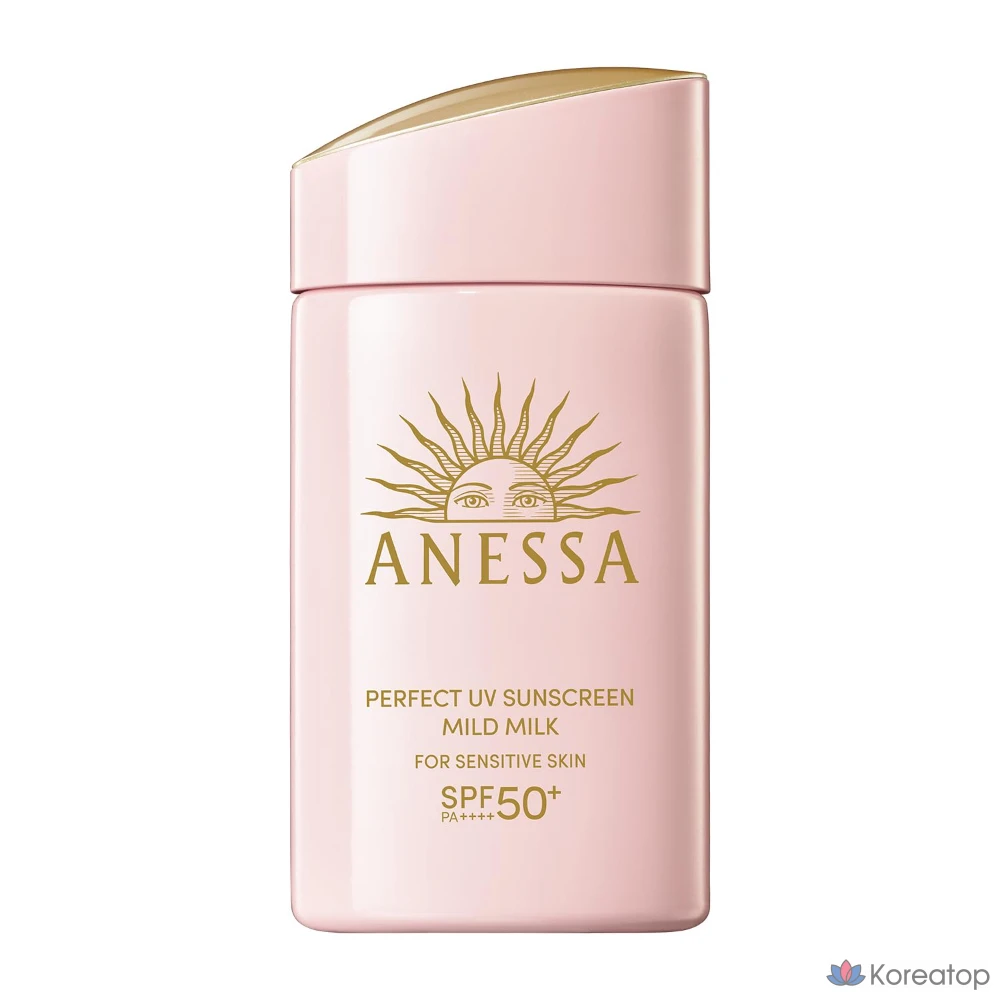 Солнцезащитный крем Anessa Perfect UV Sunscreen Mild Milk SPF50+ PA++++, 60 мл, 1 шт.