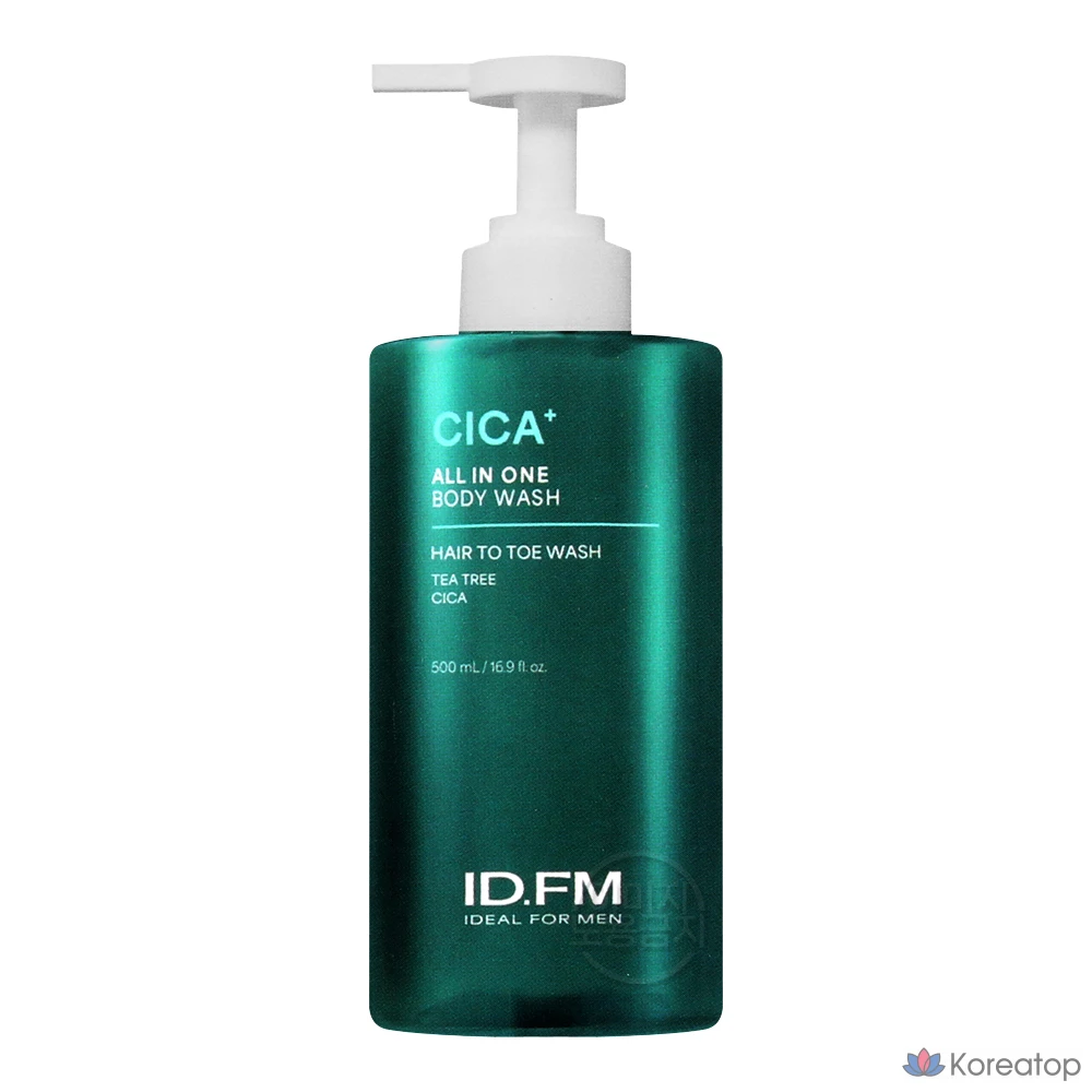 Гель для душа Ideal For Men Cica Plus All-in-One Body Wash, 500 мл, 1 шт.