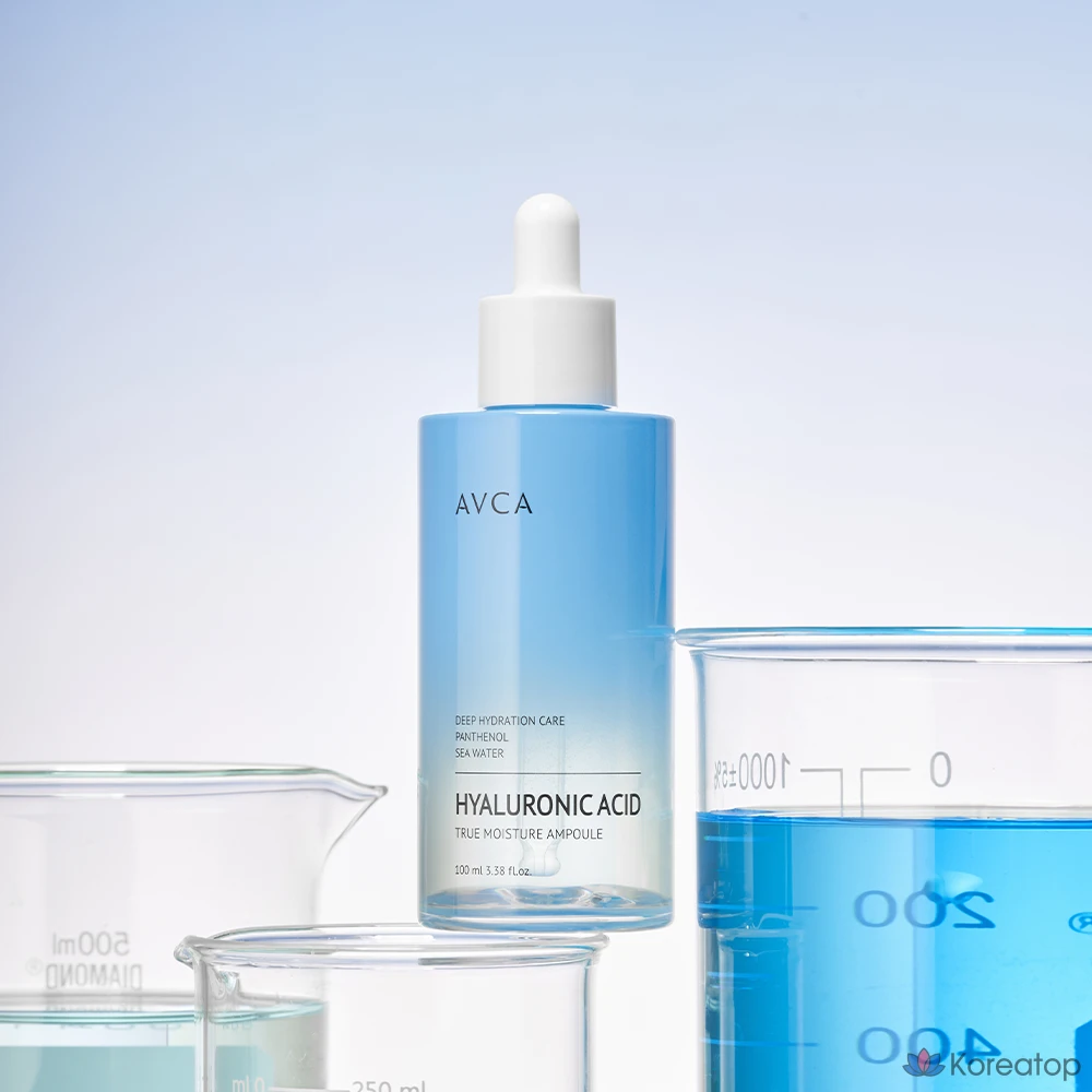 Ампула AVCA True Moisture с низкомолекулярной гиалуроновой кислотой, 100 мл, 1 шт.