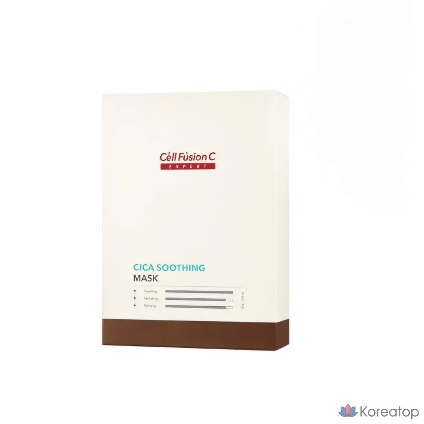 Успокаивающая маска Cellfusion C Cica, 1 упаковка, 1 шт., фото 2