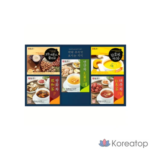 Набор для ухода Damtuh Tea Gift Set 12-2, 5 видов, 4 шт.