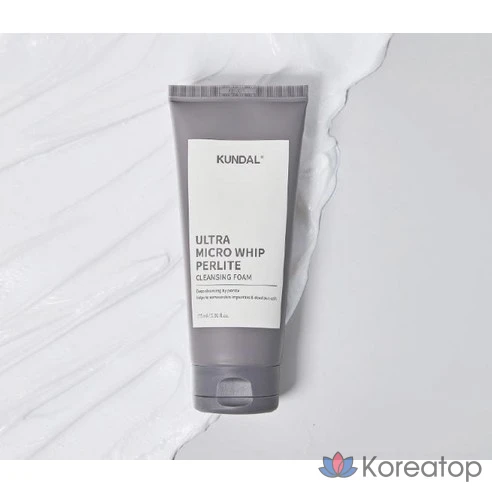 KUNDAL Пенка для лица очищающая с перлитом Ultra Micro Whip Perlite Cleansing Foam, 175 мл
