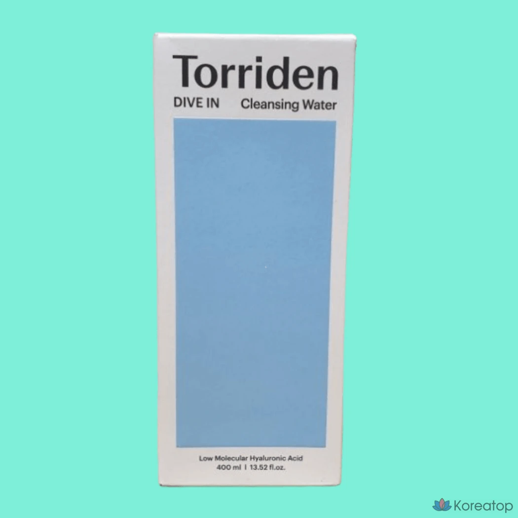 Очищающая вода Torriden Dive-in с низкомолекулярной эмульсией и гиалуроновой кислотой, 400 мл, 1 шт.