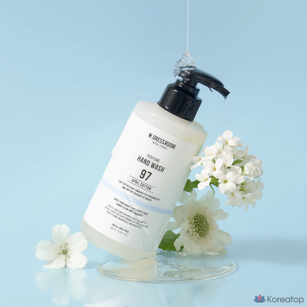 Жидкое мыло для рук W.Dressroom Perfume April Cotton, 280 мл, 1 шт.