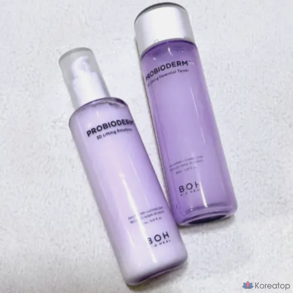 Набор из двух средств Biohealbo Probioderm 3D Lifting (тоник и эмульсия), 1 шт.