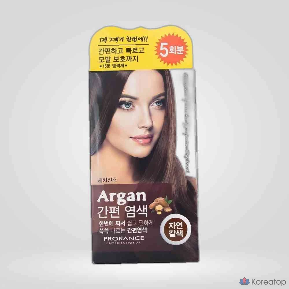 Краска для волос Prorance Theoncell Argan, оттенок Natural Brown, 5 применений, 1 шт.