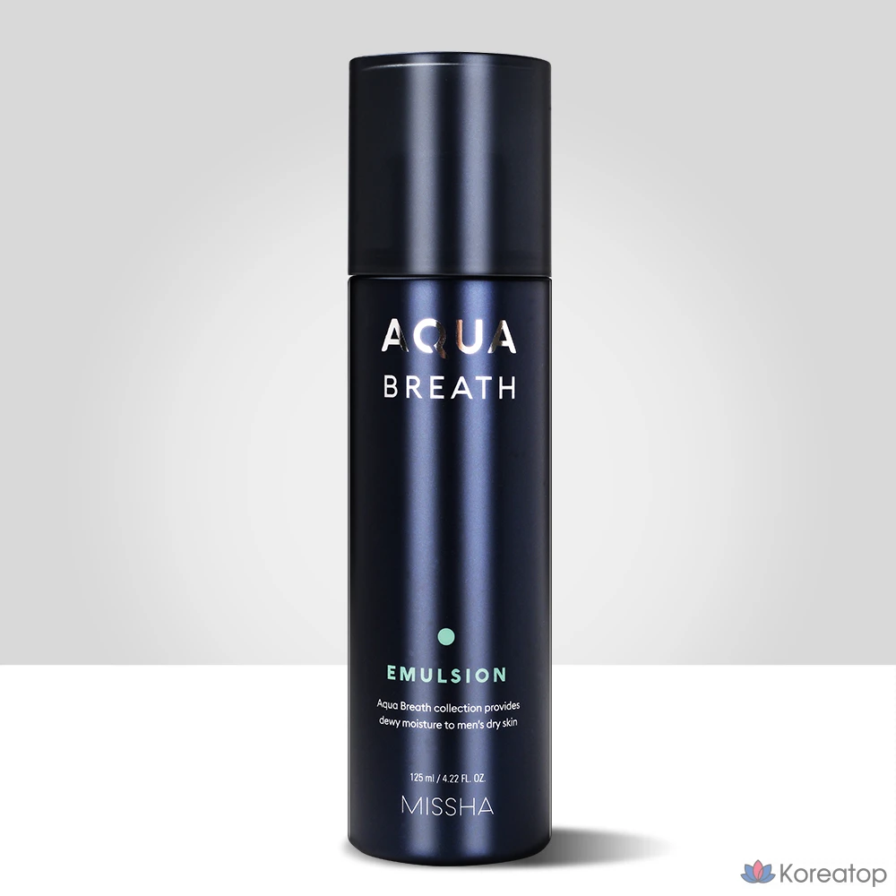 Missha For Men Aqua Breath Emulsion Lotion, 1 шт., 125 мл