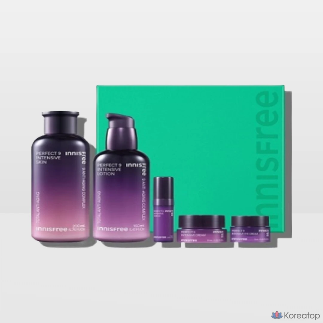 Набор Innisfree Perfect 9 Intensive Skincare из 2 предметов, 1 комплект