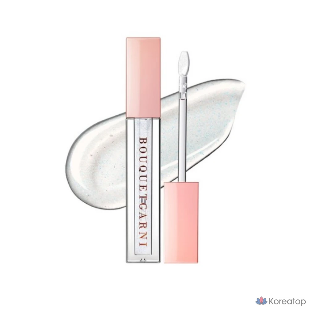 Блеск для губ Bouquet Garni Water Glint Lip Gloss, оттенок 01 Aurora Drop, 3.3 г, 1 шт.