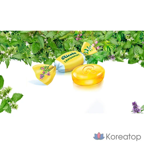 Леденцы Ricola Swiss Lemon Mint Herb, 70 г