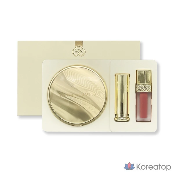 Набор для макияжа The Whoo Gongjinhyangmi Luxury Glow Pressed Powder Planning Set No. 1, 1 шт.