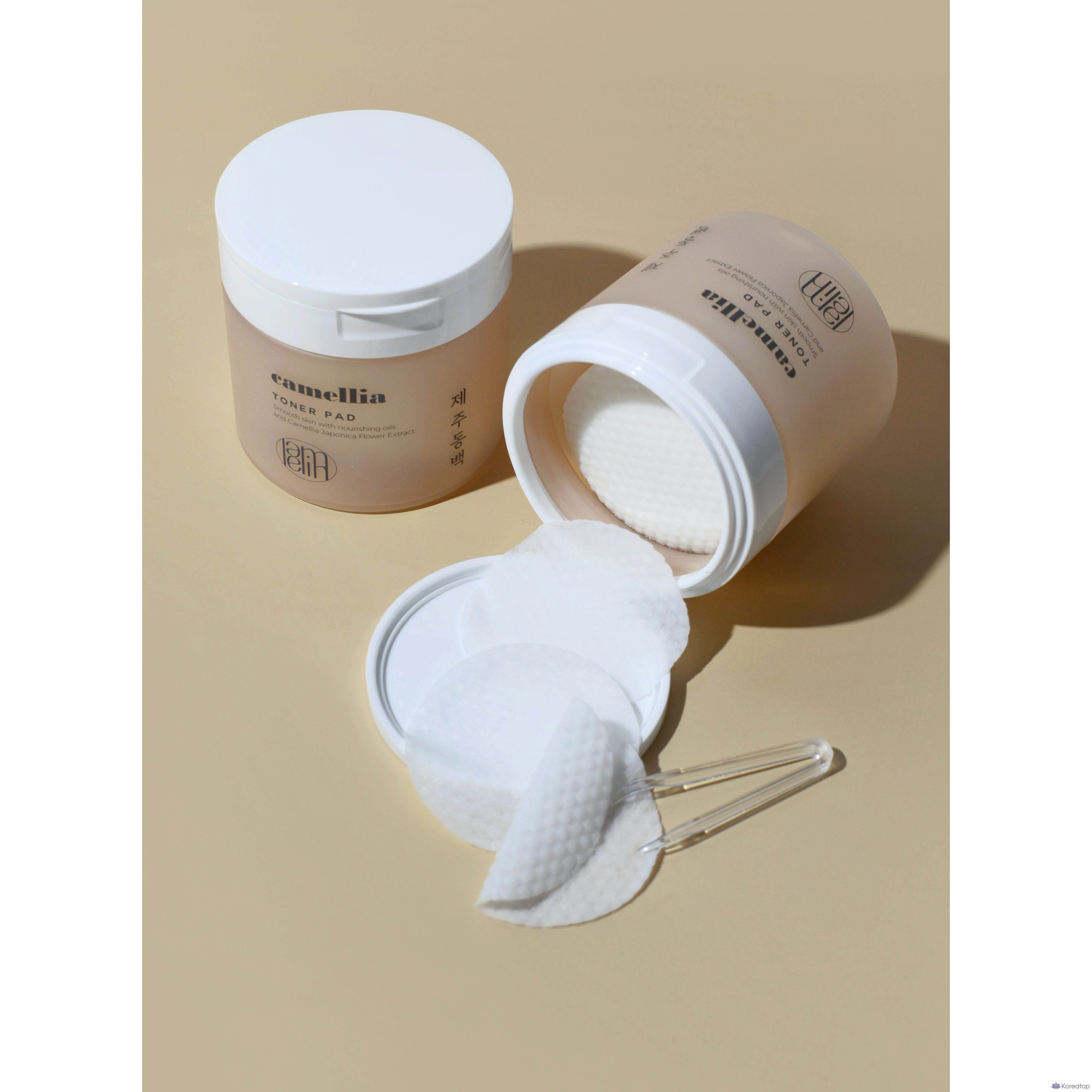 Тоник-подушечки Lamelin Camellia, 140 мл, 1 упаковка, 70 листов.