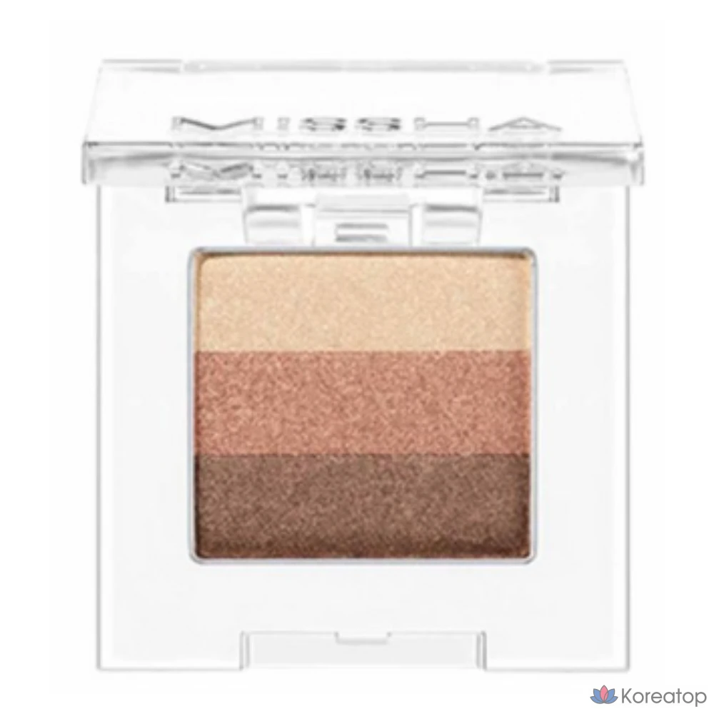 Тени Misha Triple Shadow 2 г, № 3 МЕРЦАЮЩИЕ (бежевый Мокко), 1 шт