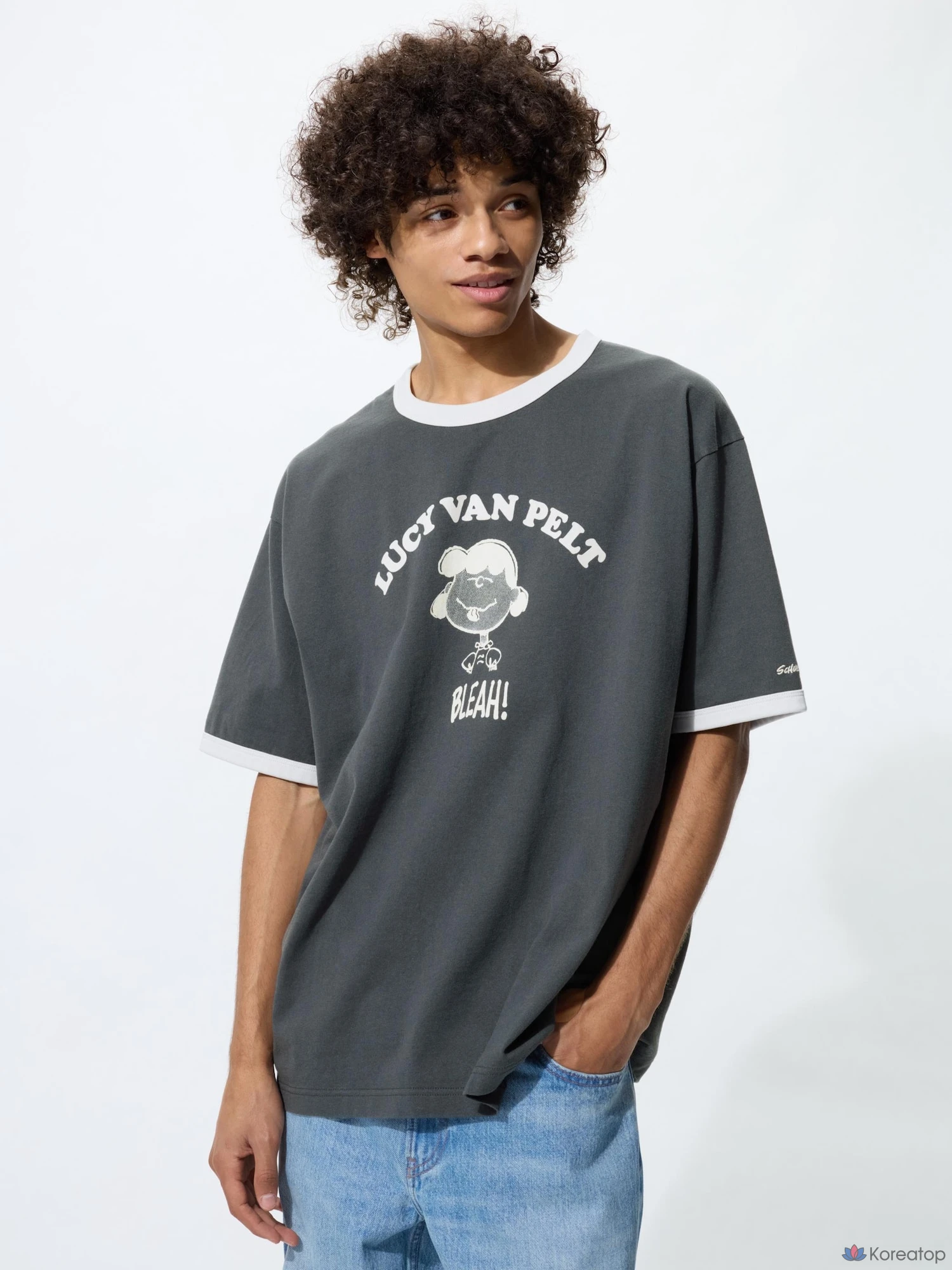 Футболка Uniqlo Peanuts UT Graphic T A Ringer