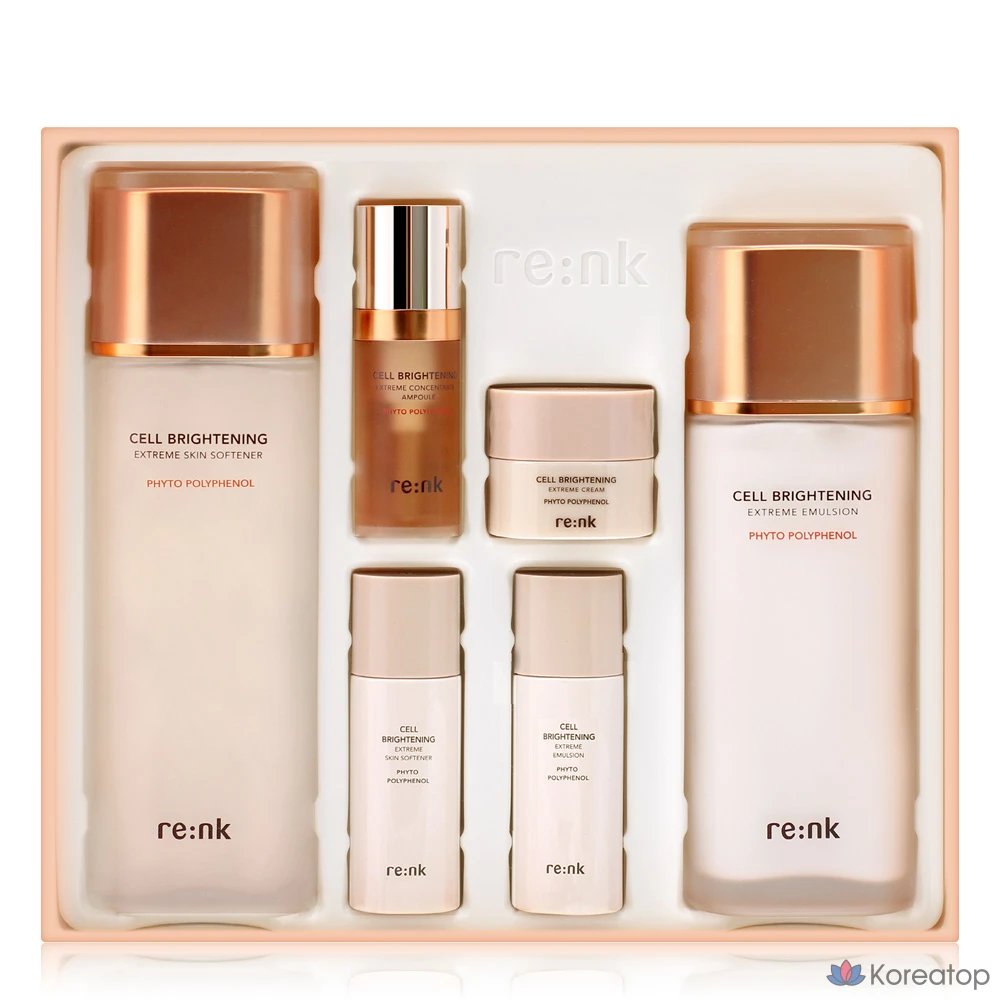 Набор для ухода Re:Nk Cell Brightening Extreme 2-piece Set (Тонер + Лосьон), 1 шт.