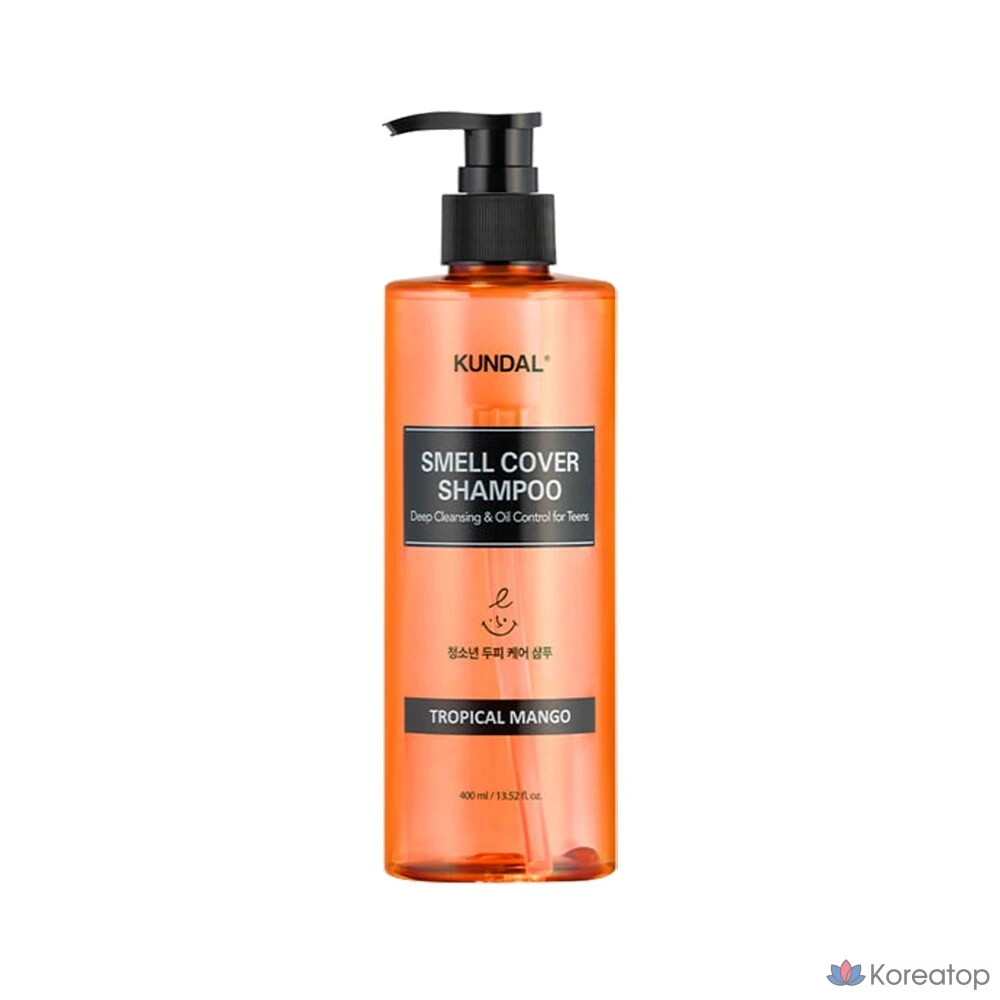 Шампунь Kundal All Day Smell Cover Youth с ароматом тропического манго, 400 мл, 1 шт.