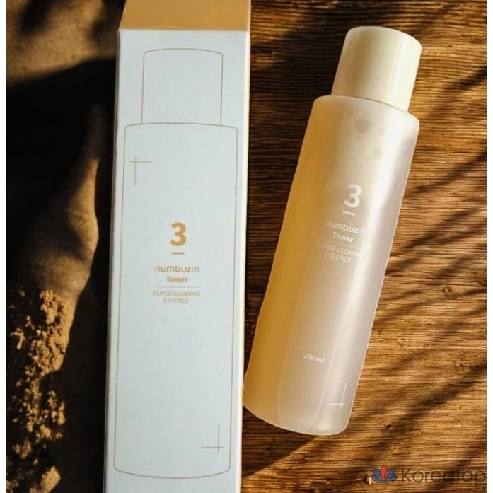 Эссенция-тоник Numbers In No. 3 Full of Glow, 300 мл, 50 видов ферментированных ингредиентов, 1 упаковка.