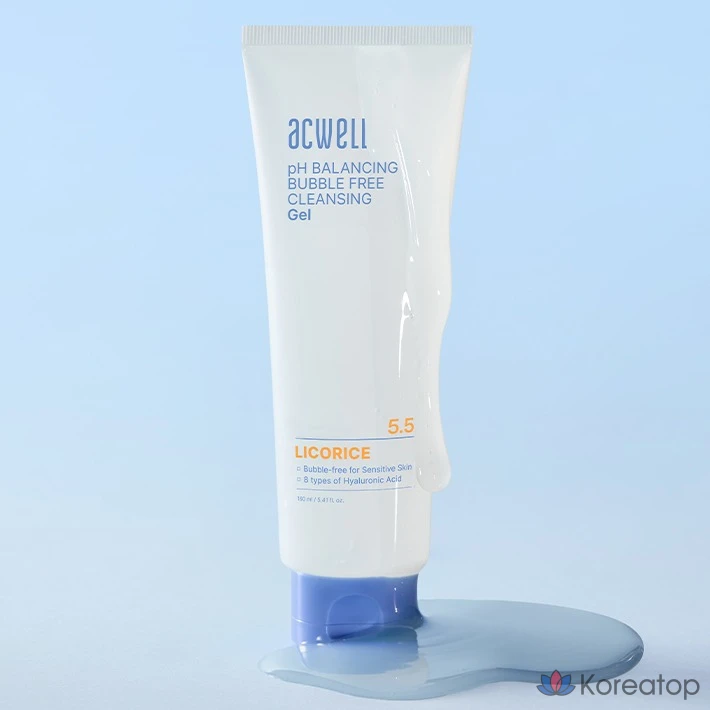 Гель для умывания Acwell pH Balancing Bubble Free Cleansing Gel, 160 мл, 1 шт.