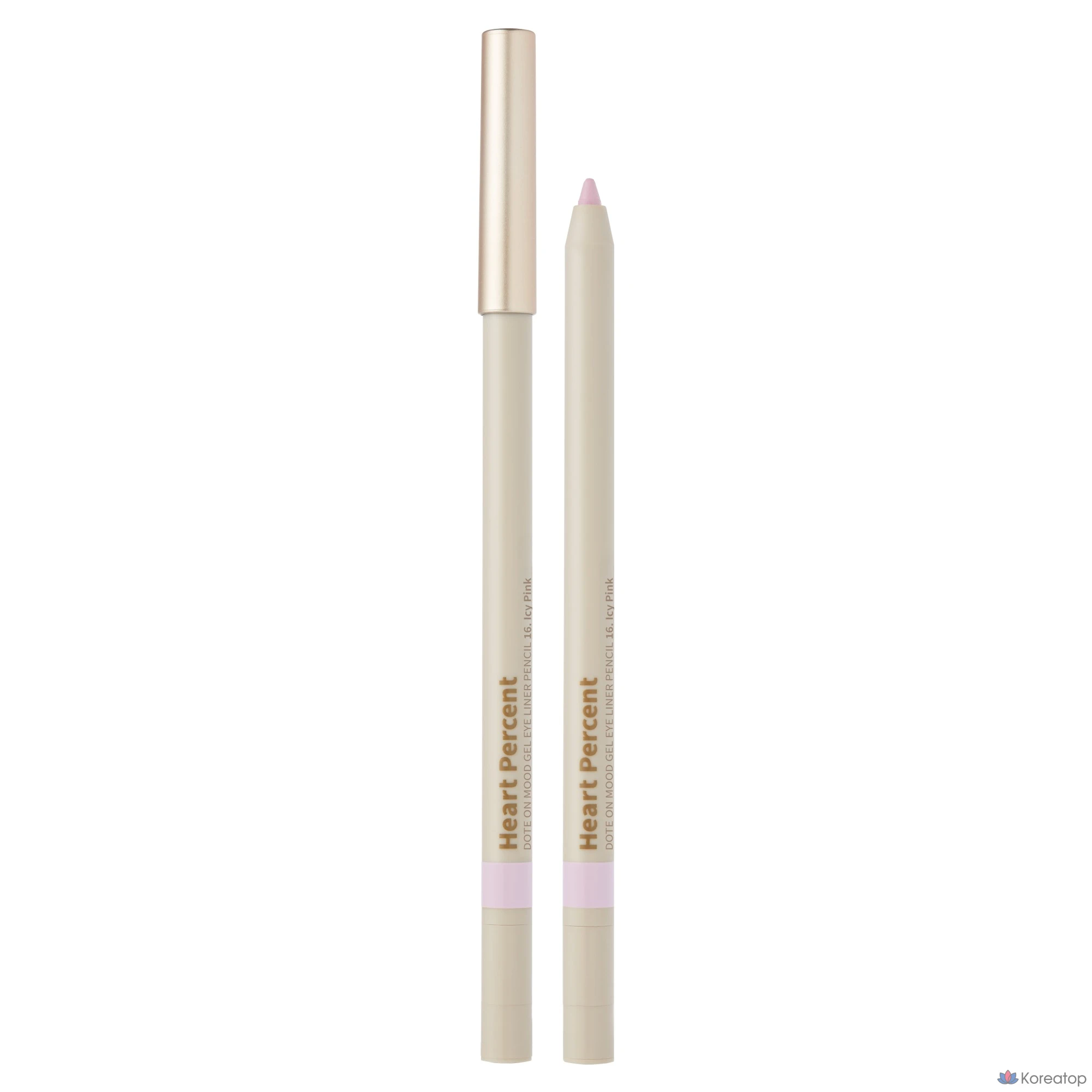Гелевый карандаш для глаз Heart percent Dot On Mood, оттенок Ice Pink 16, 1 шт.