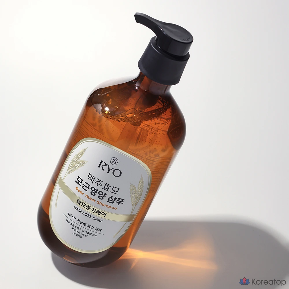 Шампунь Ryo с пивными дрожжами для ухода за кожей головы и симптомами выпадения волос с охлаждающим эффектом и pH балансом, 1.1 л, 1 шт., фото 2