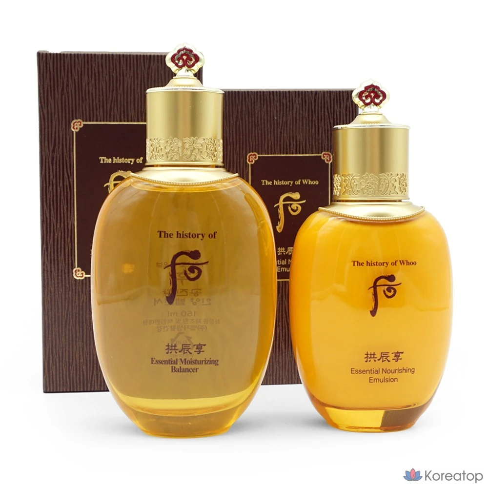 The Whoo The History of Gongjinhyang Inyang Balancer 150ml + Lotion 110ml, 1 set