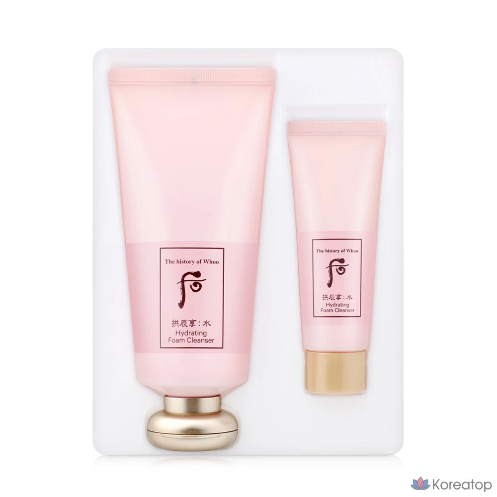 Очищающая пенка для умывания THE HISTORY OF WHOO Gongjinhyang Su Soo Yeon Acne Foam Cleansing, 180 мл + 40 мл, 1 шт.