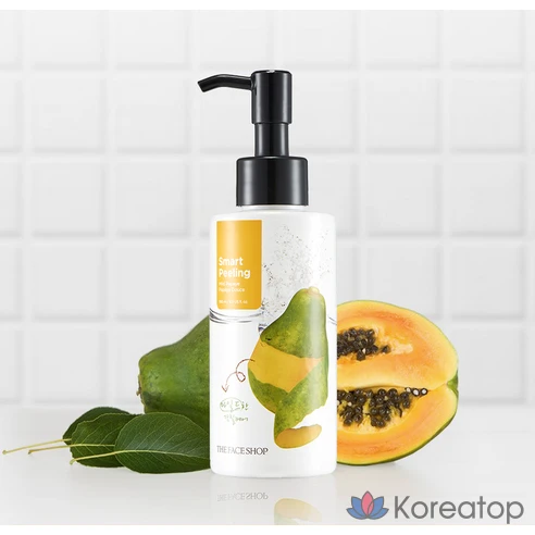 Мягкий пилинг-скатка с папайей The Face Shop