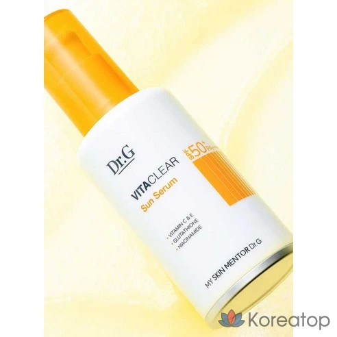 Солнцезащитная сыворотка Dr.G Vita Clear Sun Serum SPF50+ PA++++