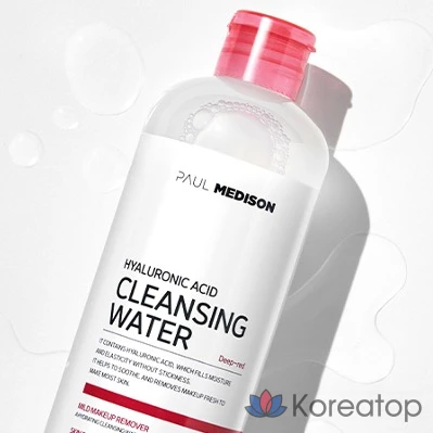 Очищающая вода PAUL MEDISON с гиалуроновой кислотой, 510 мл, 1 шт.