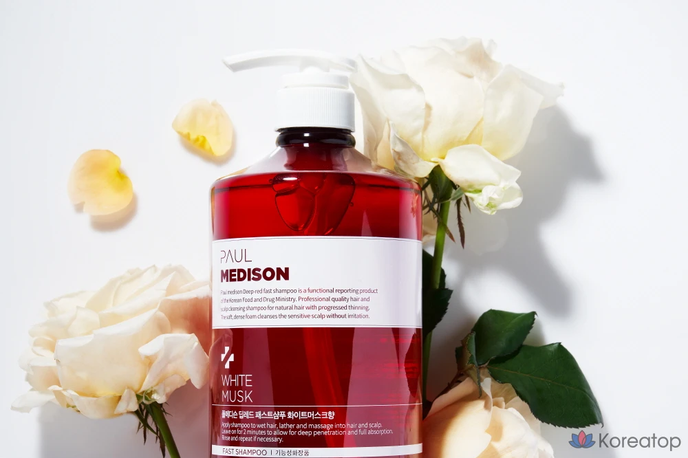 Шампунь PAUL MEDISON Deep Red Fast White Musk, 1,077 л, 1 шт.