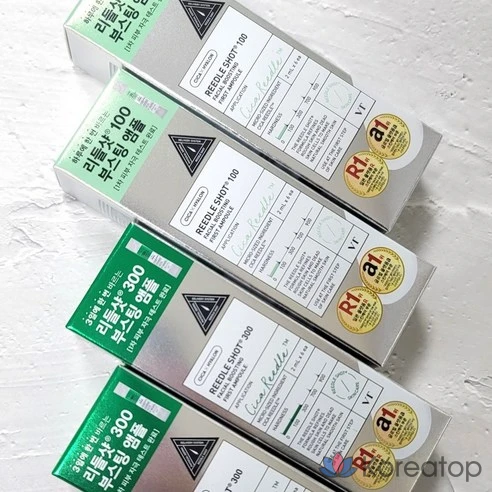 VT Riddle Shot 100+300, набор из 2 ампул Needle Shot для расширения пор, индивидуально упакованных, 2 шт., 24 мл