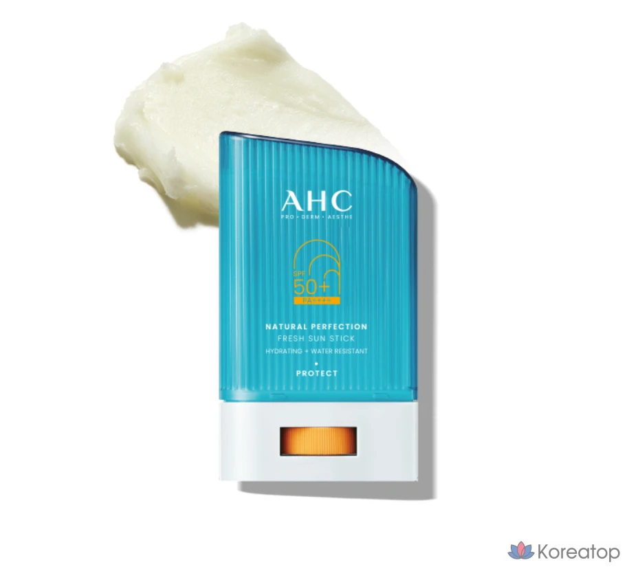 Солнцезащитный стик AHC Natural Perfection Fresh Sun Stick SPF50+ PA++++, 22 г, 1 шт., фото 2